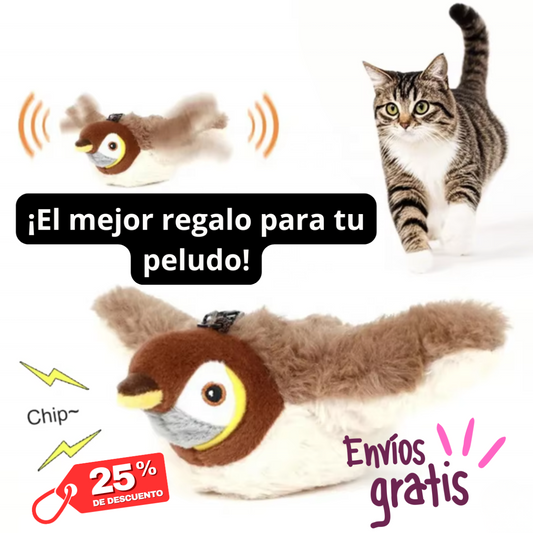 🕊️⚡ BirdPlay™ – El Ave que Enloquece a tu Michi